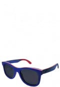 Lentes De Sol De Madera Chanquiuque Azul Negro Niba