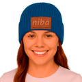 Gorro De Lana Las Nalcas Azul Niba