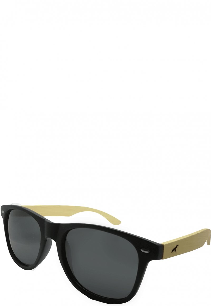 Lentes De Sol Varilla De Bambú Mutrún 6 Negro Niba