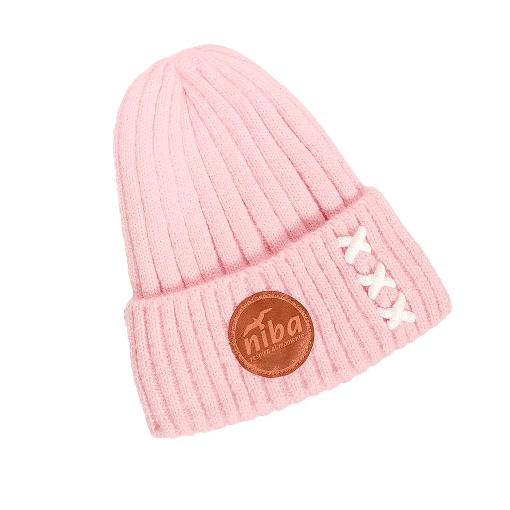 Gorro De Lana Añintunes Rosa Niba
