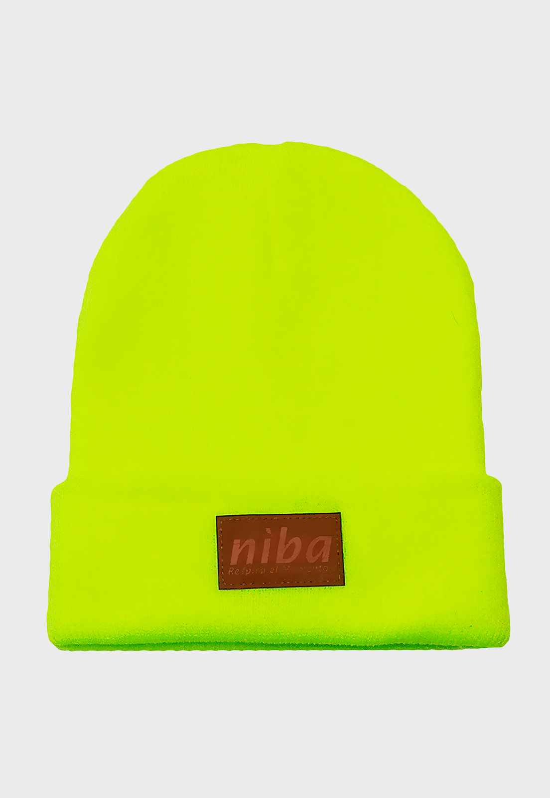 Gorro De Lana Los Maquis Verde Fluor Niba