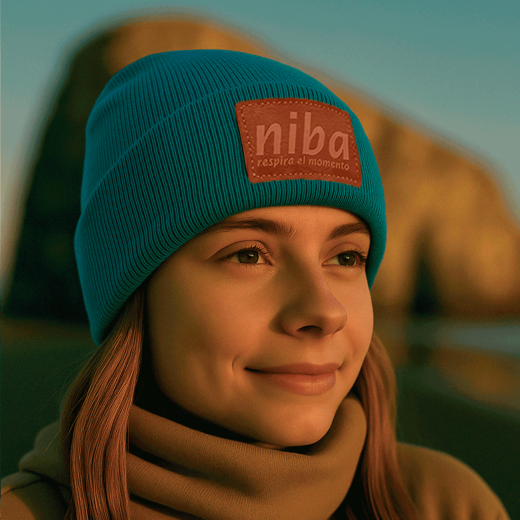 Gorro De Lana Los Maquis Turquesa Niba
