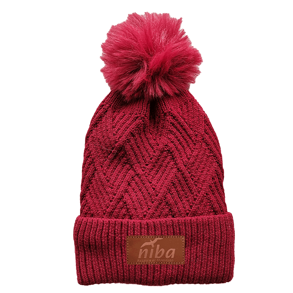 Gorro de lana Huingan Rojo Niba - imagen 2