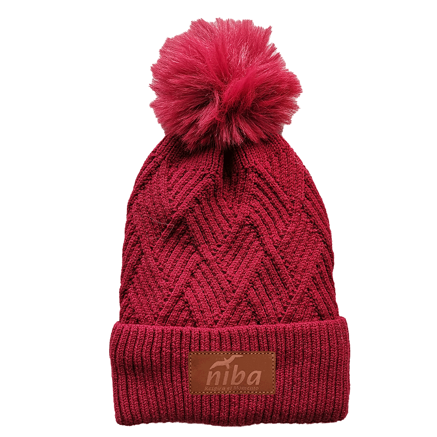 Gorro de lana Huingan Rojo Niba - imagen 2