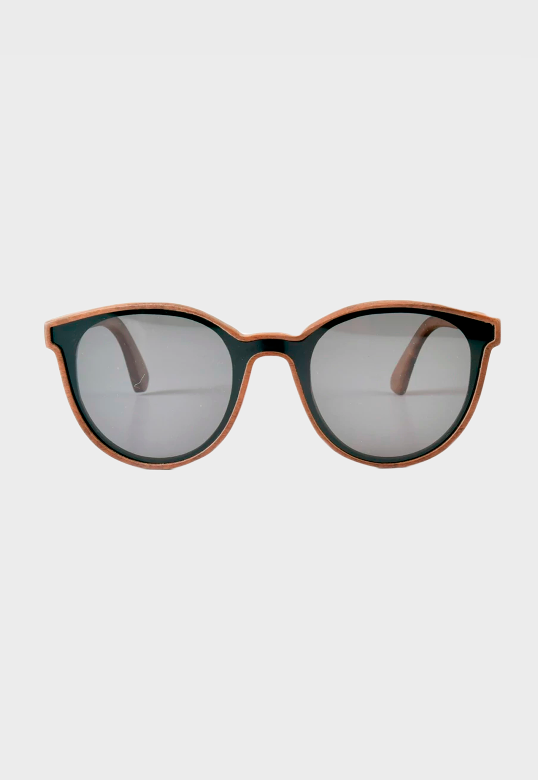 Lentes De Sol Varilla De Madera Chovellen Negro Niba - imagen 2
