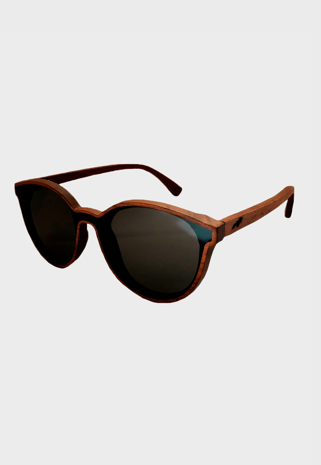 Lentes De Sol Varilla De Madera Chovellen Negro Niba