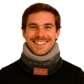 Bufanda Hombre Circular Negro/Gris Niba