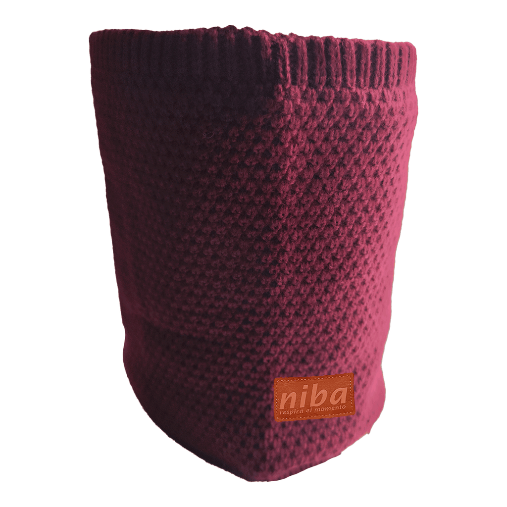Bufanda Hombre Circular Burdeo Niba - imagen 2