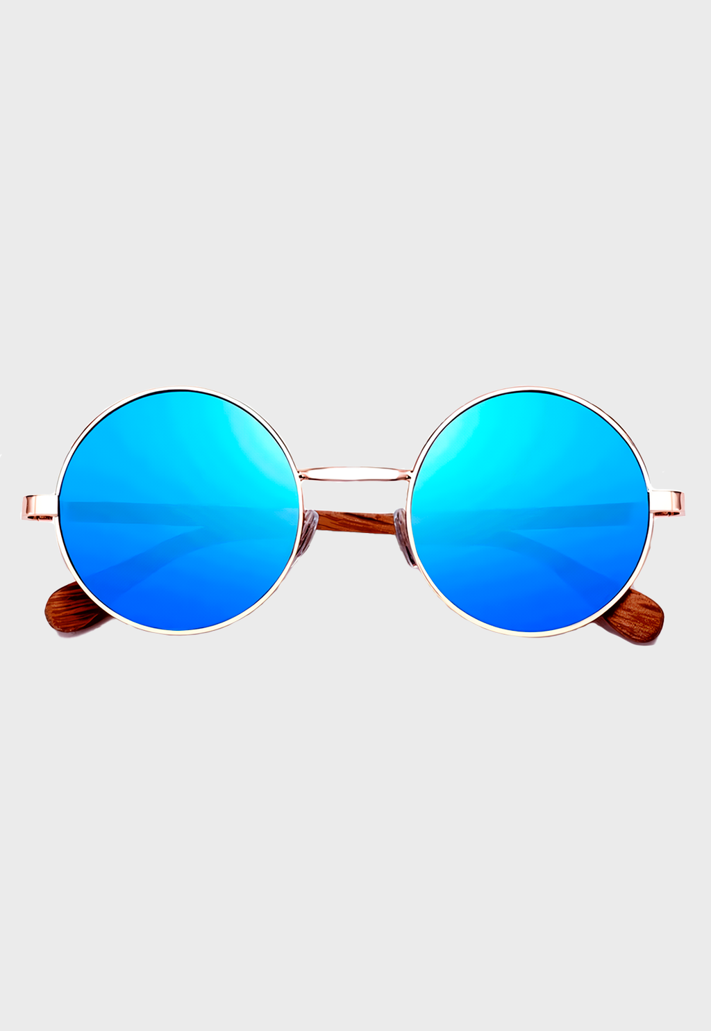 Lentes De Sol Varilla Madera Calabocillos Azul Niba - imagen 2