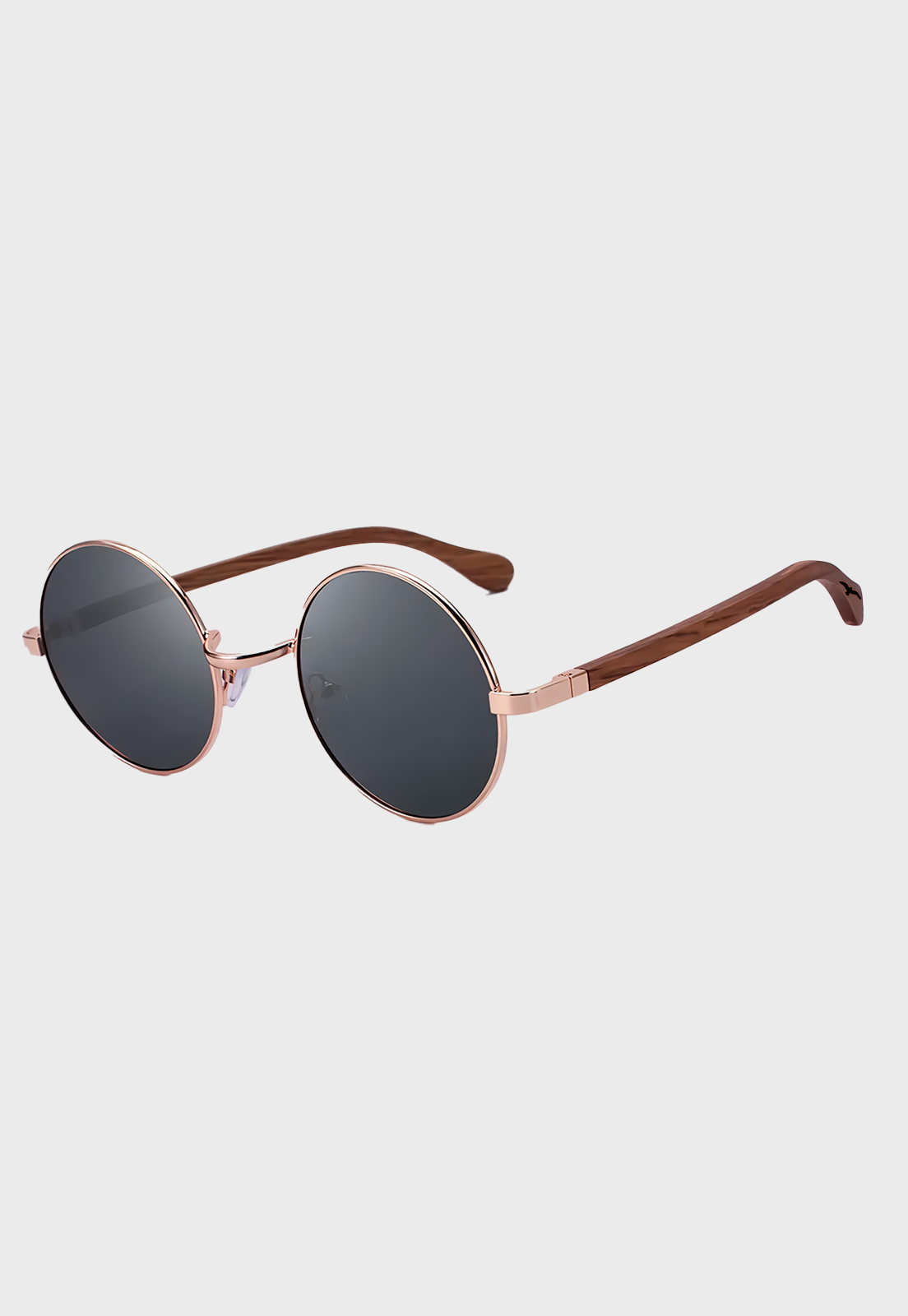 Lentes De Sol Varilla Madera Calabocillos Negro Niba