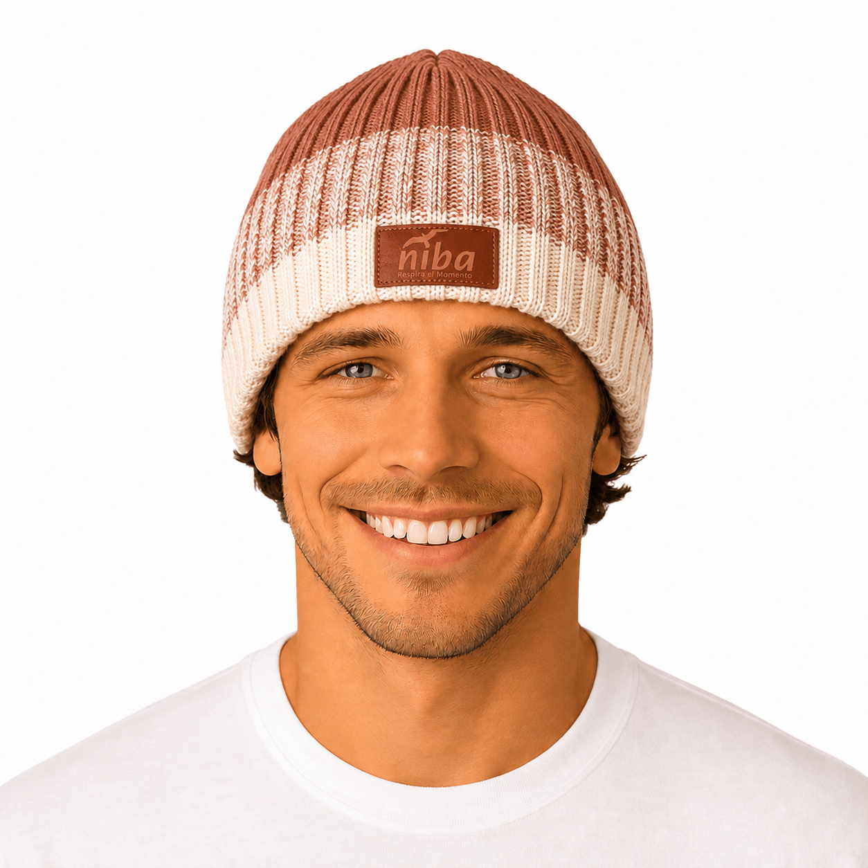 Gorro De Lana Río Maule Beige /Café Niba