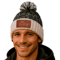 Gorro lana Hombre Radal Blanco Azul Marino Niba
