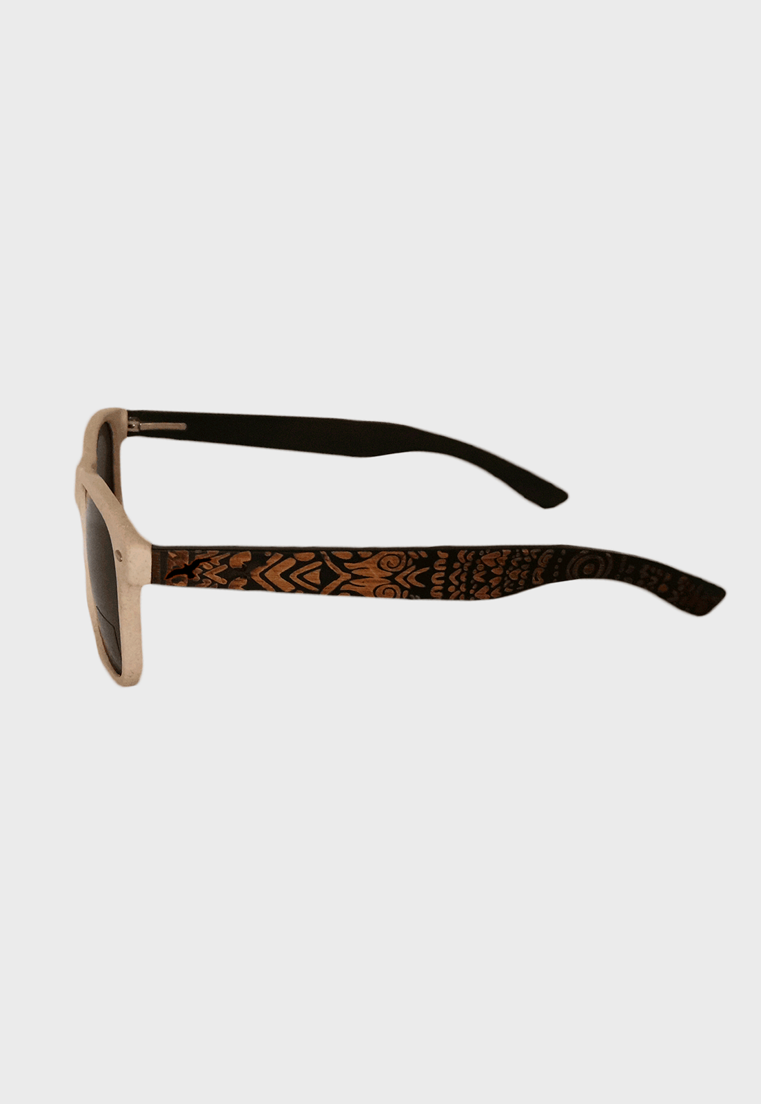 Lentes De Sol De Madera Huingane Negro Niba - imagen 2