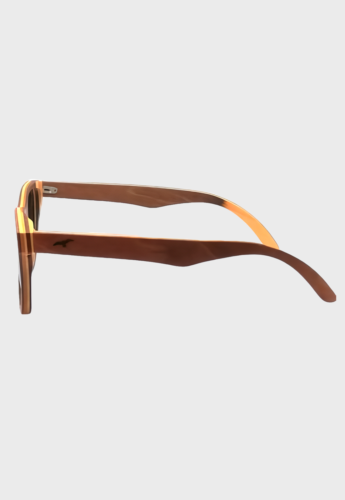 Lentes De Sol De Madera Chanquiuque Café Niba - imagen 3