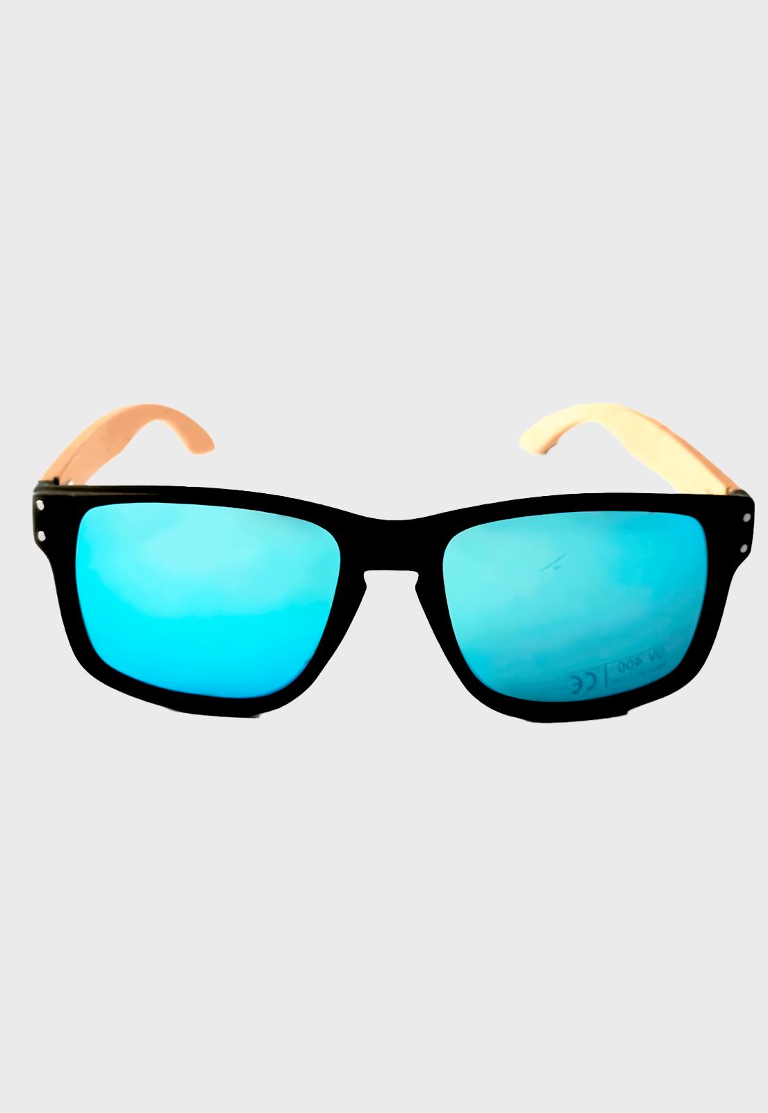 Lentes De Sol Varilla De Madera Chanco Azul Niba - imagen 3