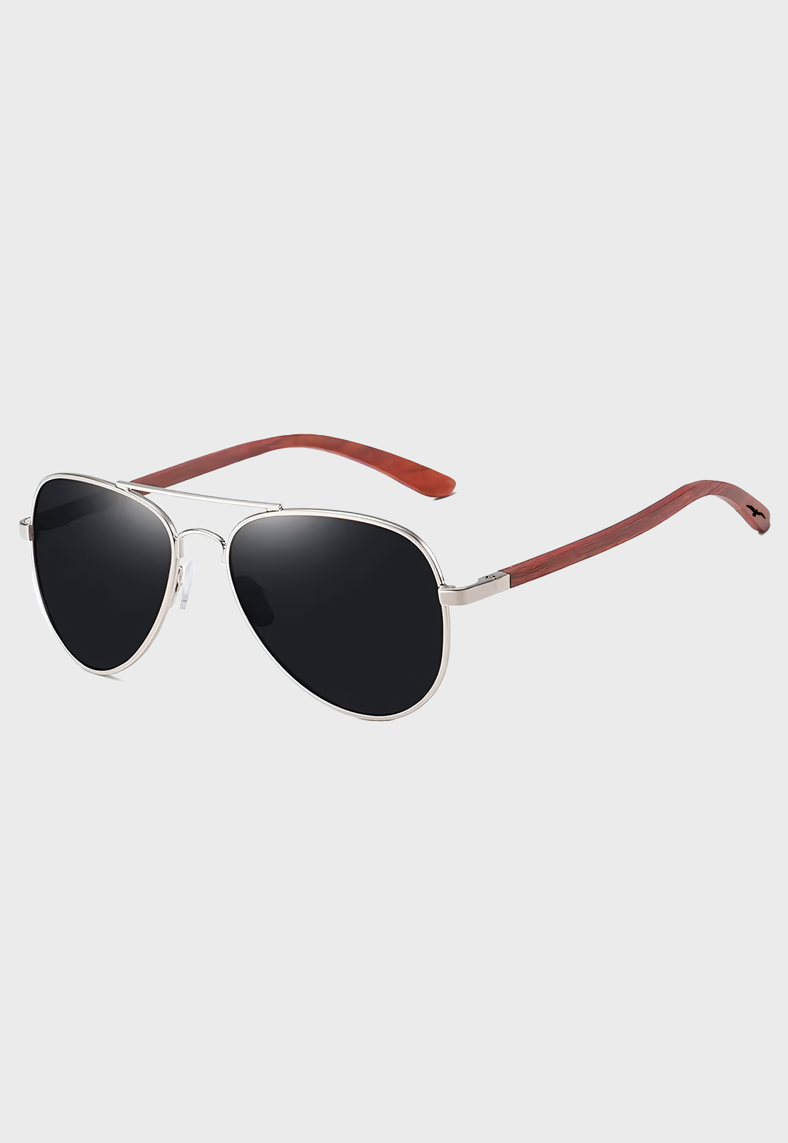 Lentes De Sol Varilla Madera Duao Negro Niba