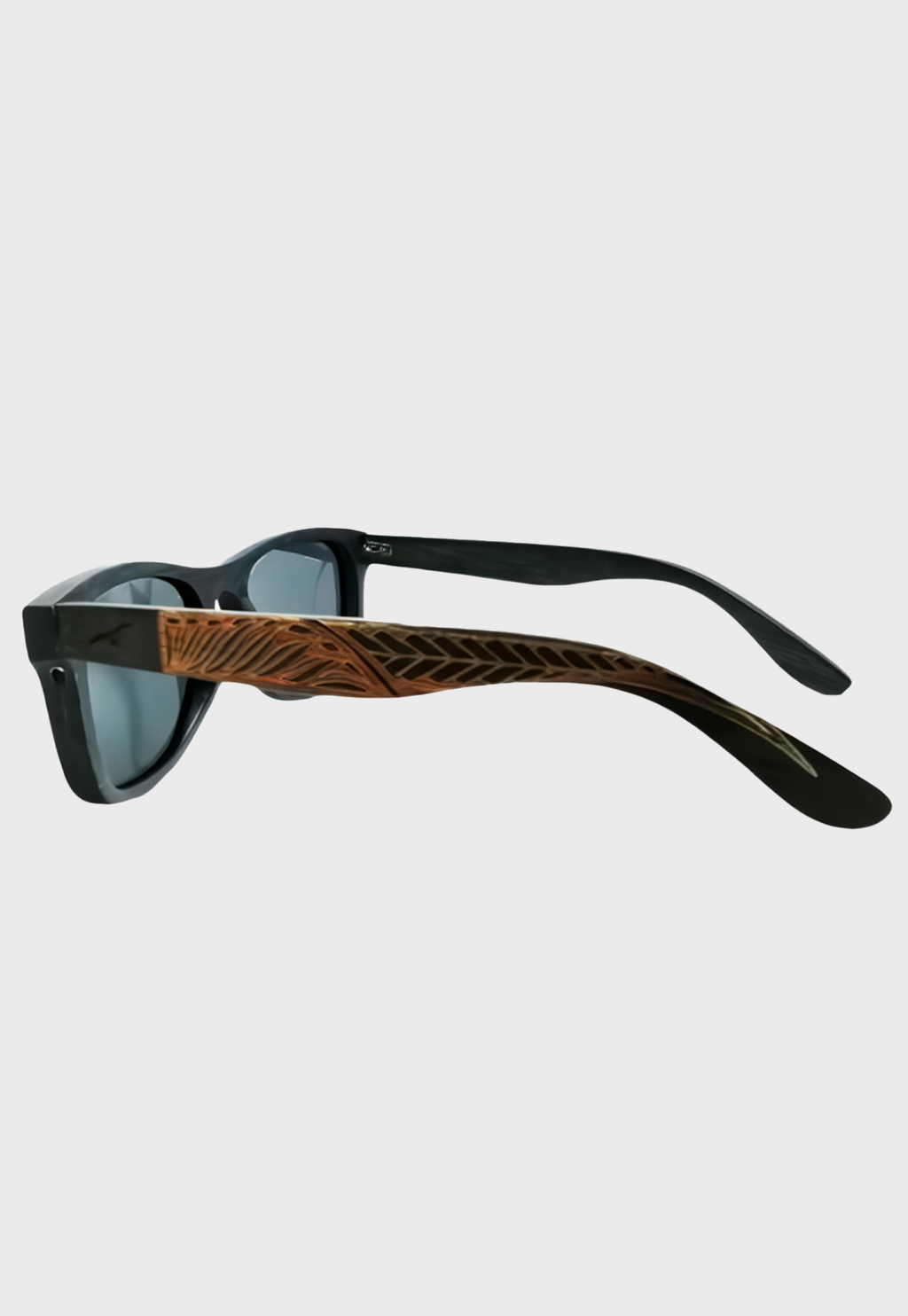 Lentes De Sol Varilla De Madera Forel Negro Niba - imagen 2