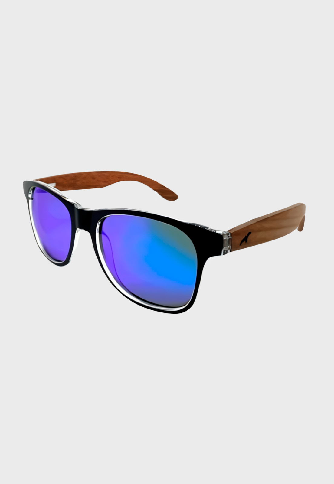 Lentes De Sol Varilla De Bambú Mutrún 1 Azul Niba