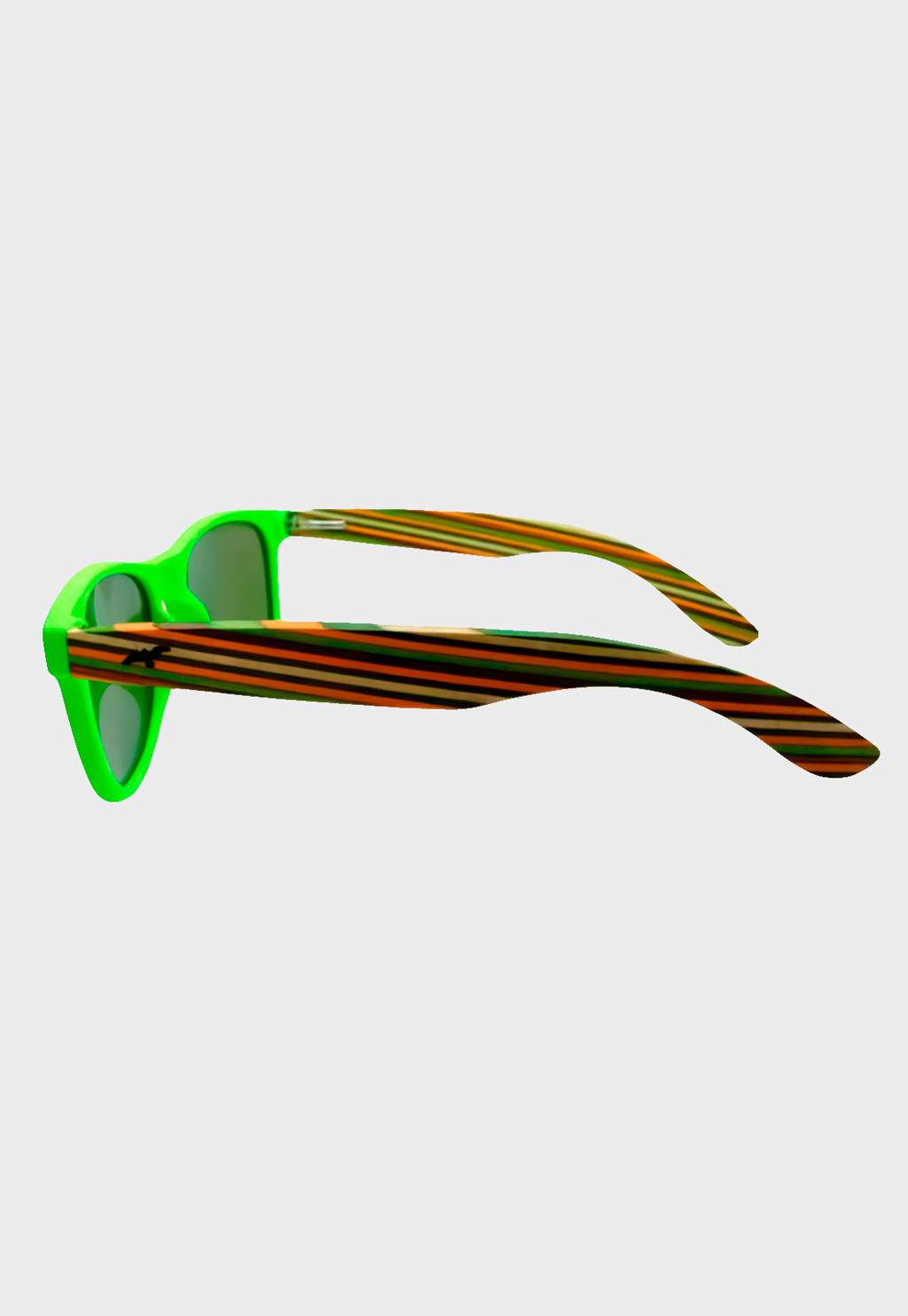 Lentes De Sol Varilla De Bambú Mutrún 3 Verde Niba - imagen 3