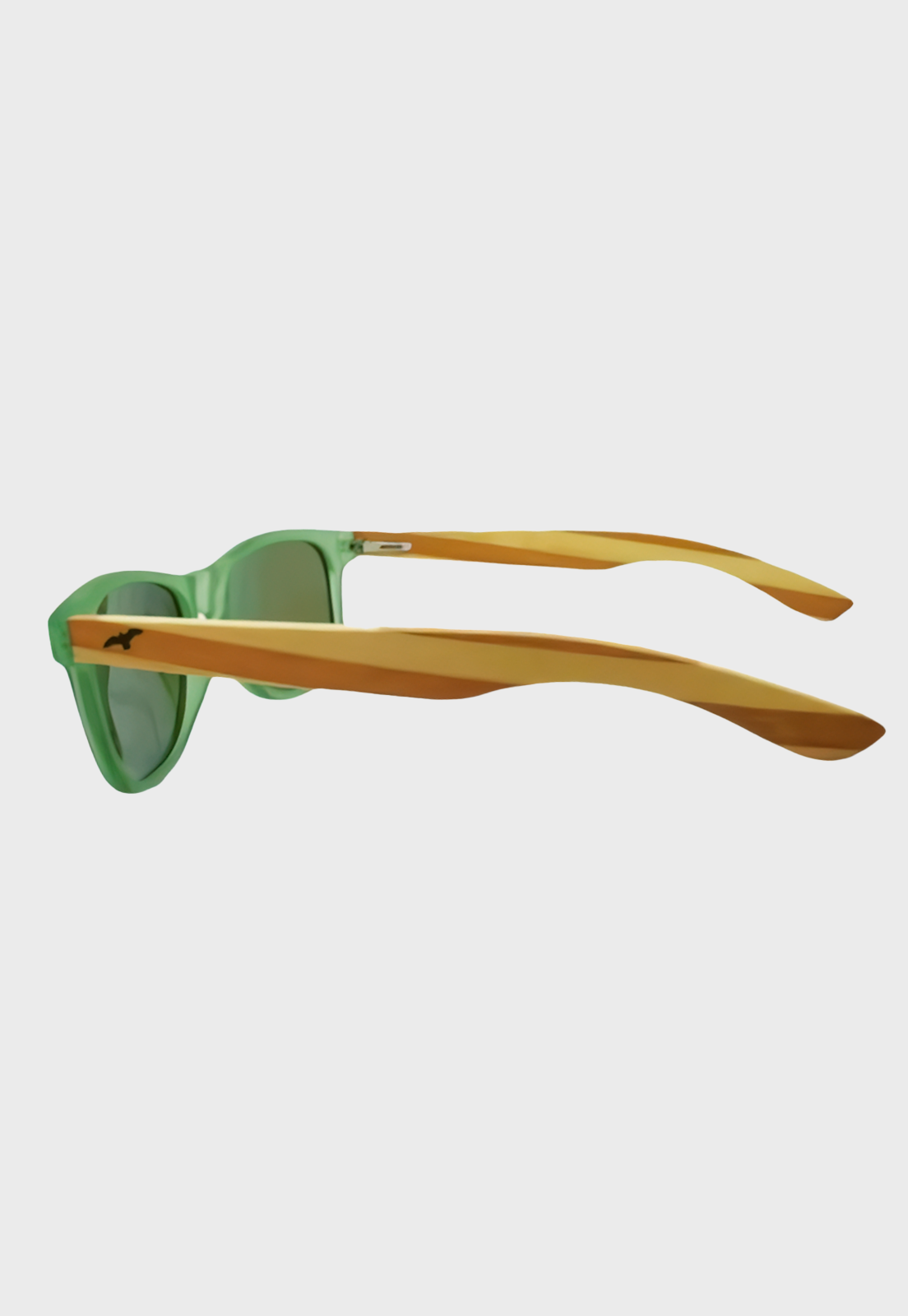Lentes De Sol Varilla De Bambú Mutrún 4 Verde Azul Niba - imagen 3