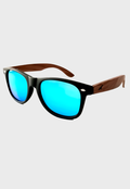 Lentes De Sol Varilla De Bambú Mutrún 9 Azul Niba