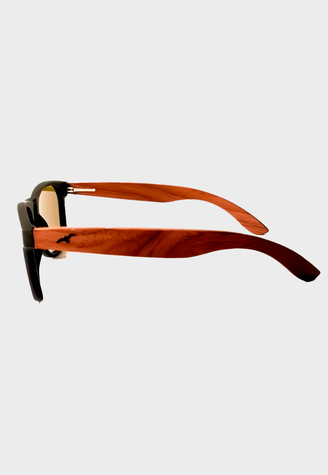 Lentes De Sol Varilla De Bambú Mutrún 9 Negro Niba - imagen 3