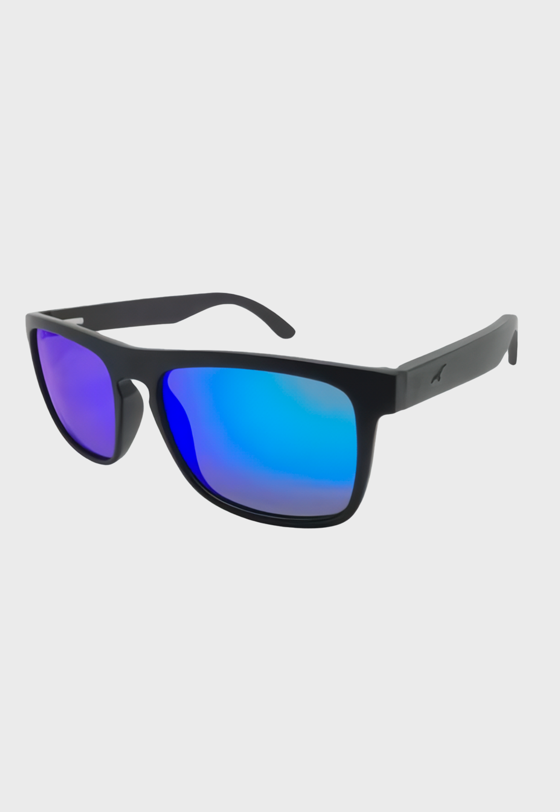 Lentes De Sol Varilla De Madera Maromillas Azul Niba
