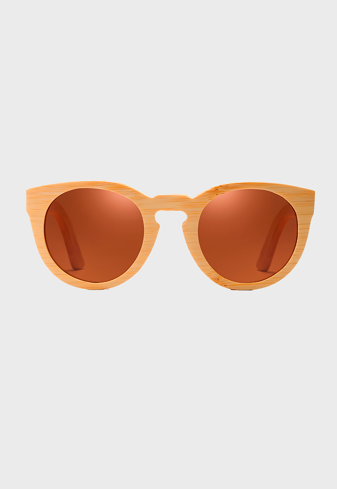 Lentes De Sol De Madera Bambú Tricao Café Niba - imagen 2