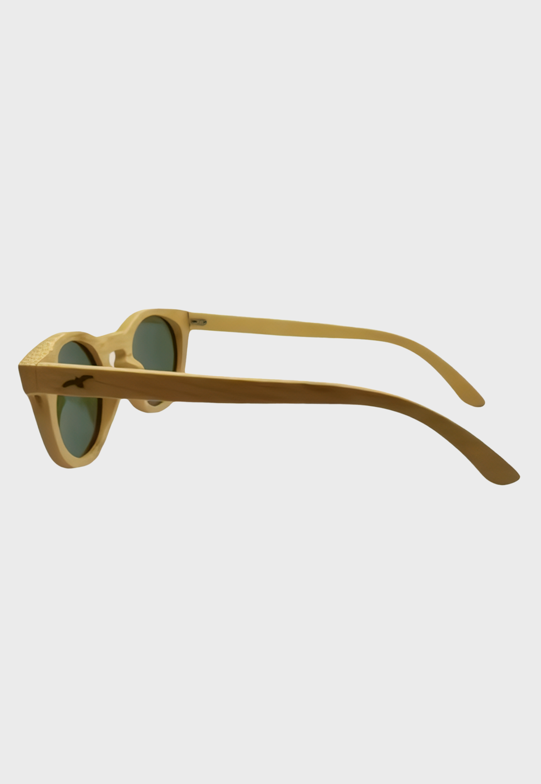 Lentes De Sol De Madera Bambú Tricao Azul Niba - imagen 3