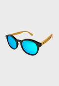 Lentes De Sol De Madera Las Trincheras Azul Niba