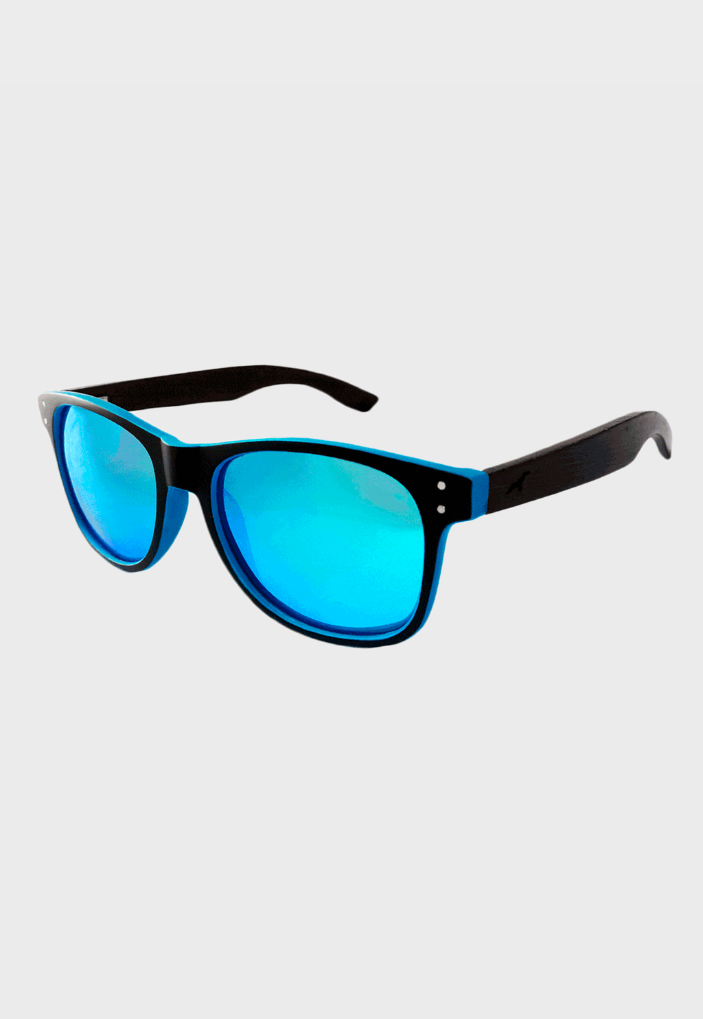 Lentes De Sol Varilla De Bambú Mutrún 8 Azul Niba