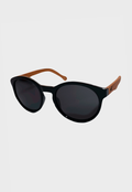 Lentes De Sol Varilla De Madera Quilleico Negro Niba