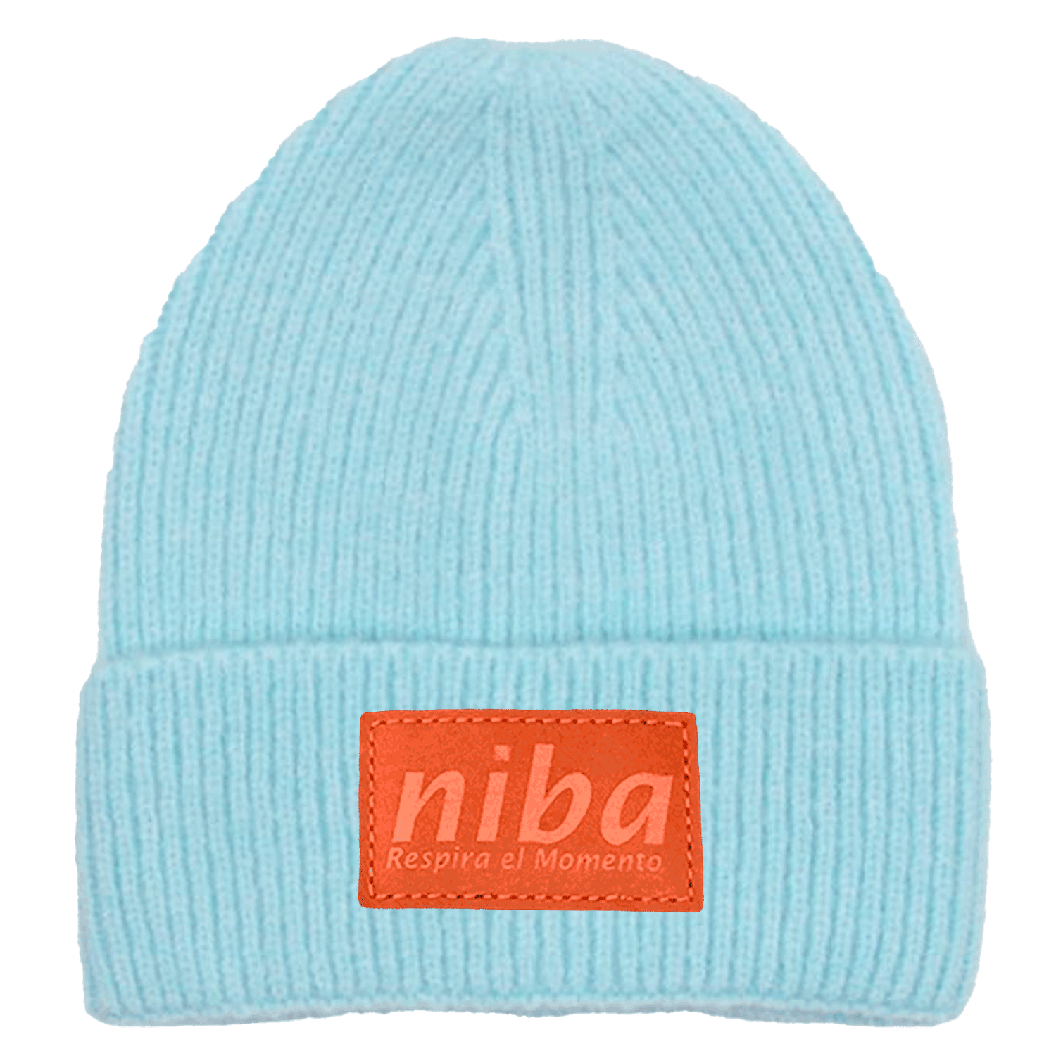 Gorro De Lana Laguna Torca Celeste Niba