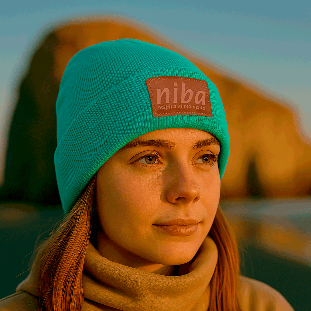 Gorro de lana Los Maquis Celeste 2 Niba