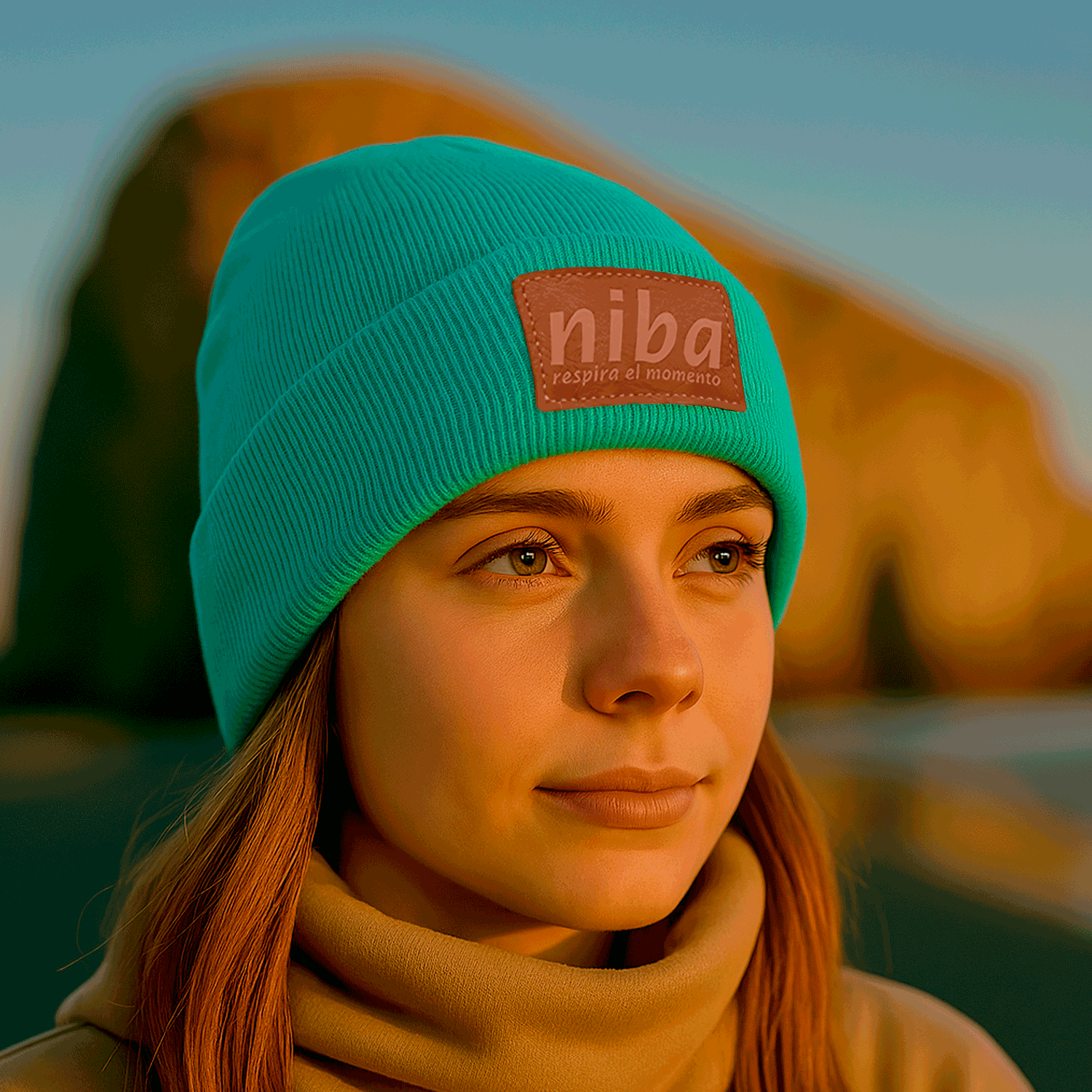 Gorro de lana Los Maquis Celeste 2 Niba