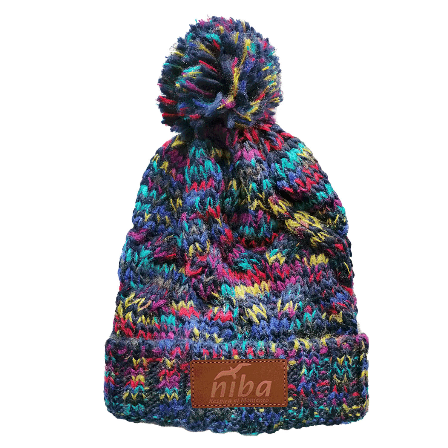 Gorro De Lana Arrayan Azul Niba