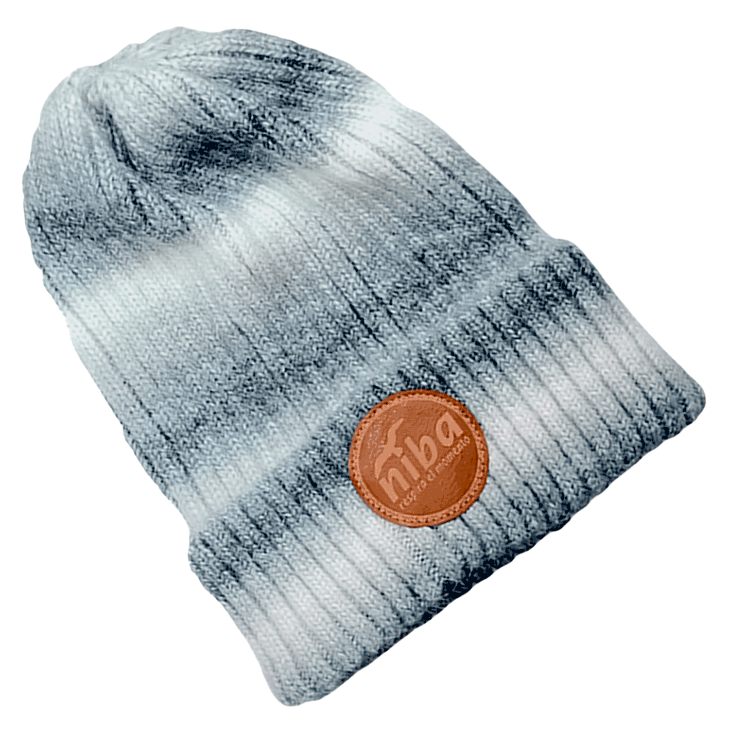 Gorro De Lana Arcoíris Gris Niba - imagen 2