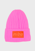 Gorro De Lana Laguna El Salto Rosa Niba