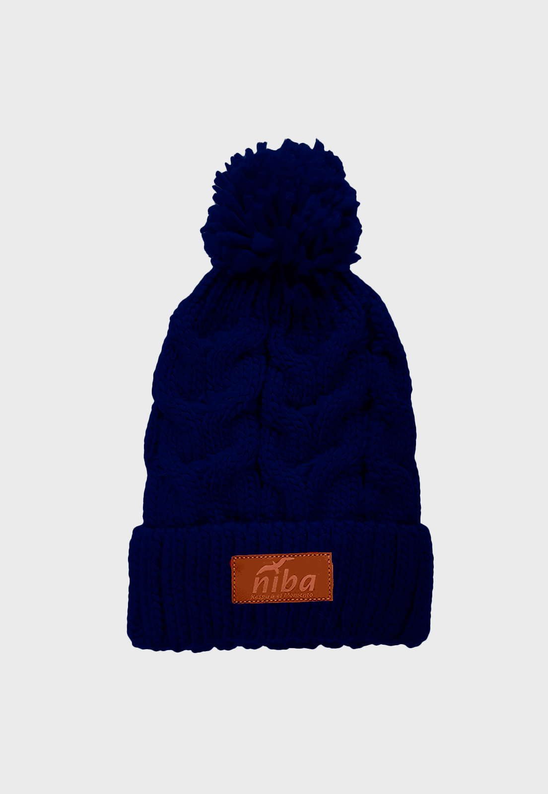 Gorro De Lana Yacal 2 Azul Niba - imagen 2