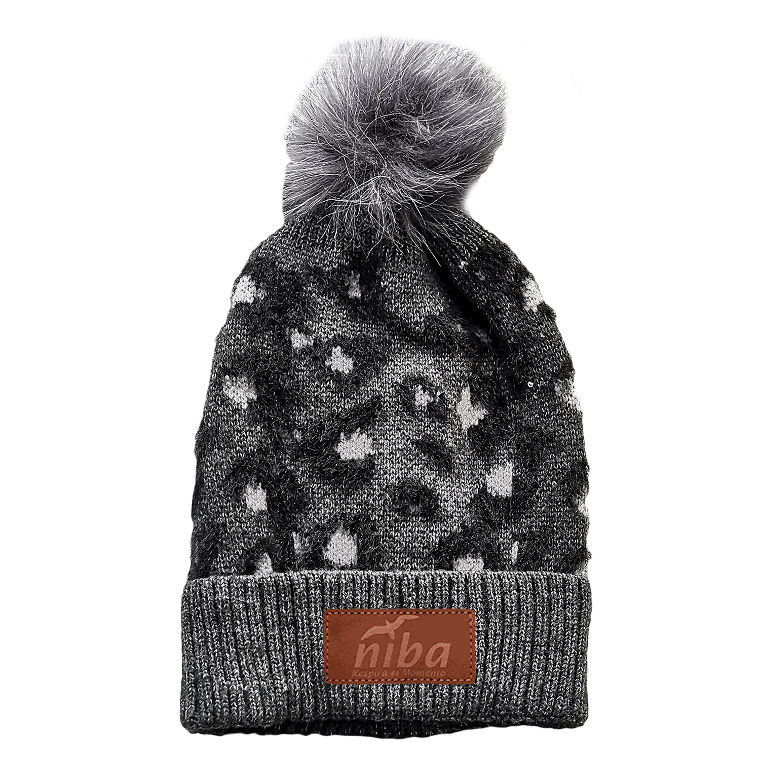 Gorro de Lana Laguna Tilicura Negro Niba