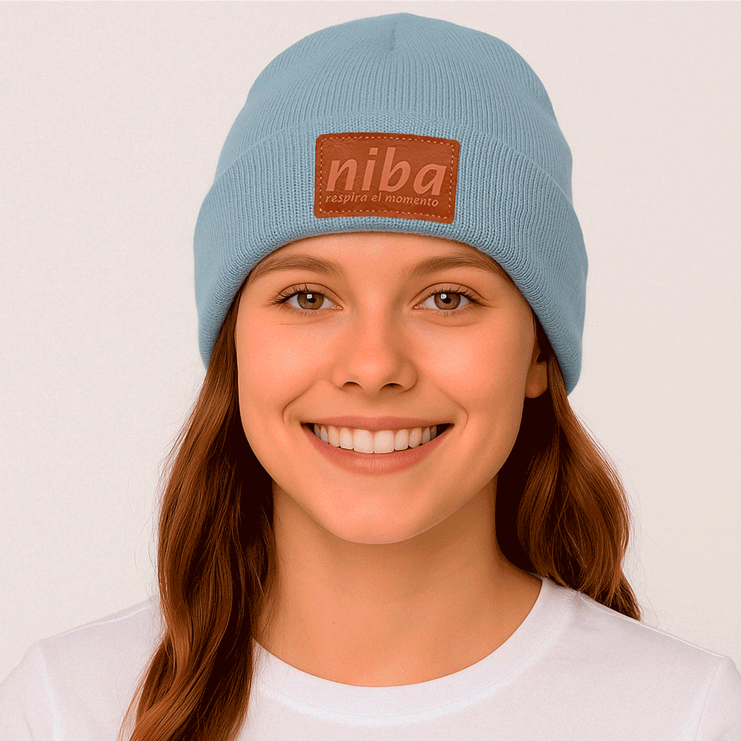 Gorro De Lana Los Maquis Pastel Azul Capri Niba - imagen 3