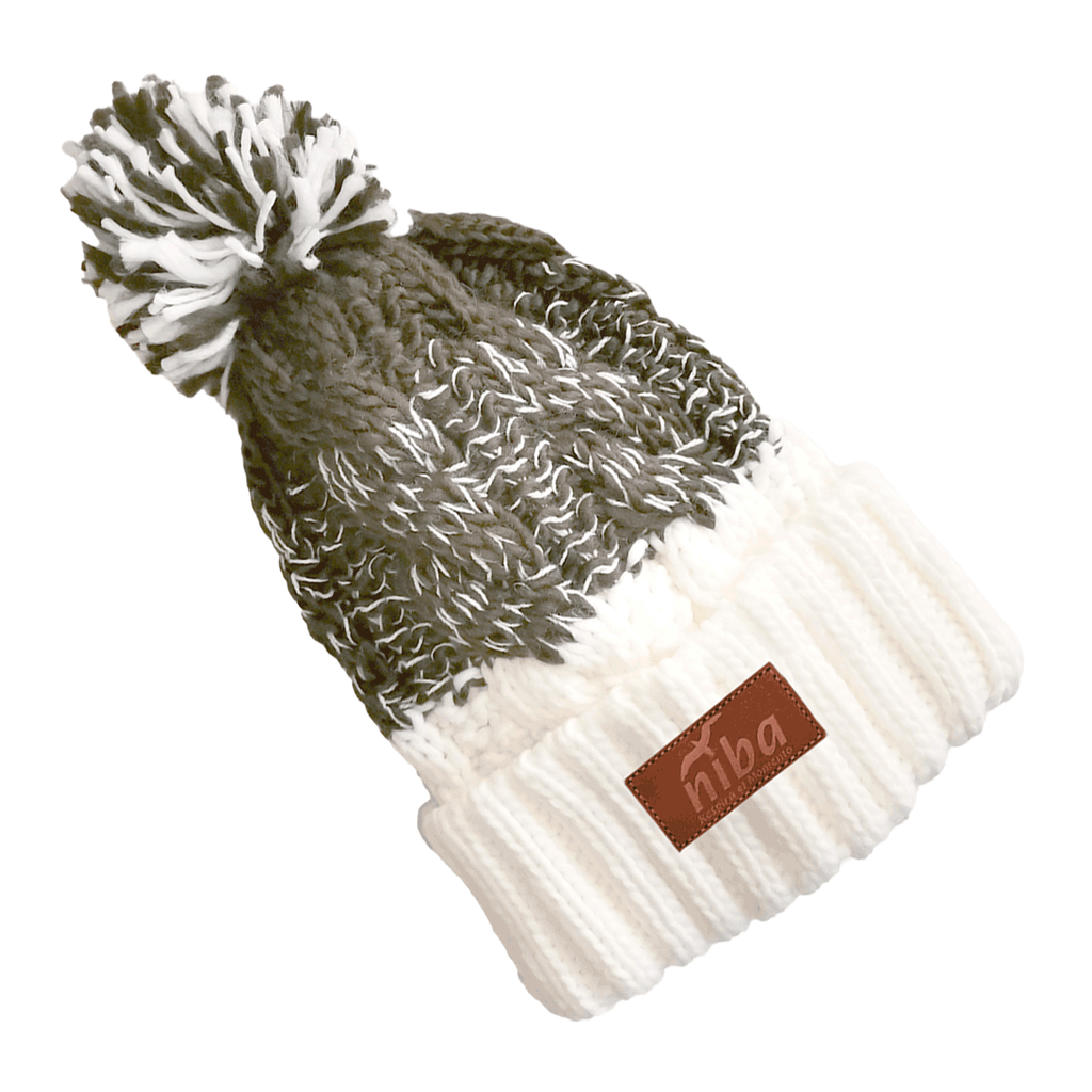 Gorro lana Hombre Radal Blanco Verde Petroleo Niba - imagen 2