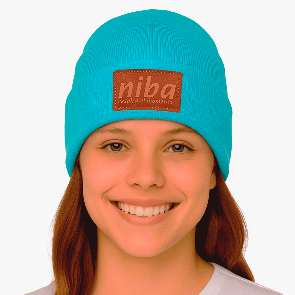 Gorro De Lana Los Maquis Celeste Niba