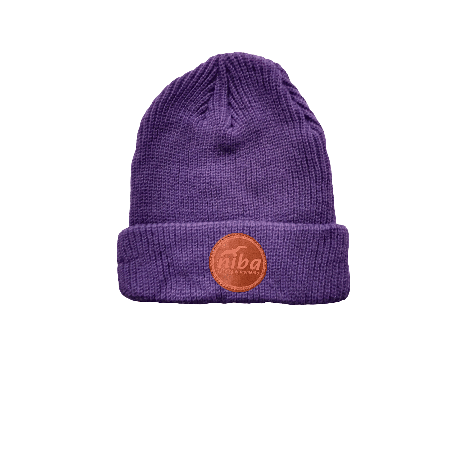 Gorro De Lana Laguna Torca Morado Niba