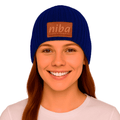 Gorro De Lana Melado Azul Niba
