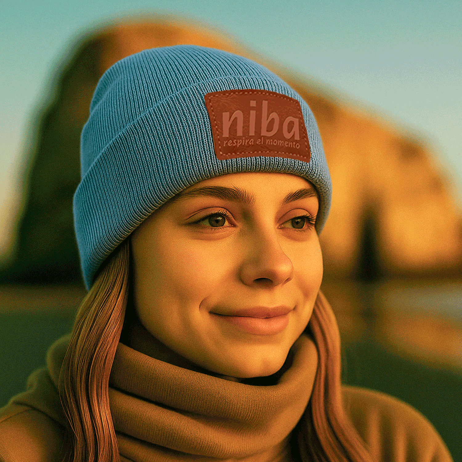 Gorro De Lana Los Maquis Pastel Azul Niba