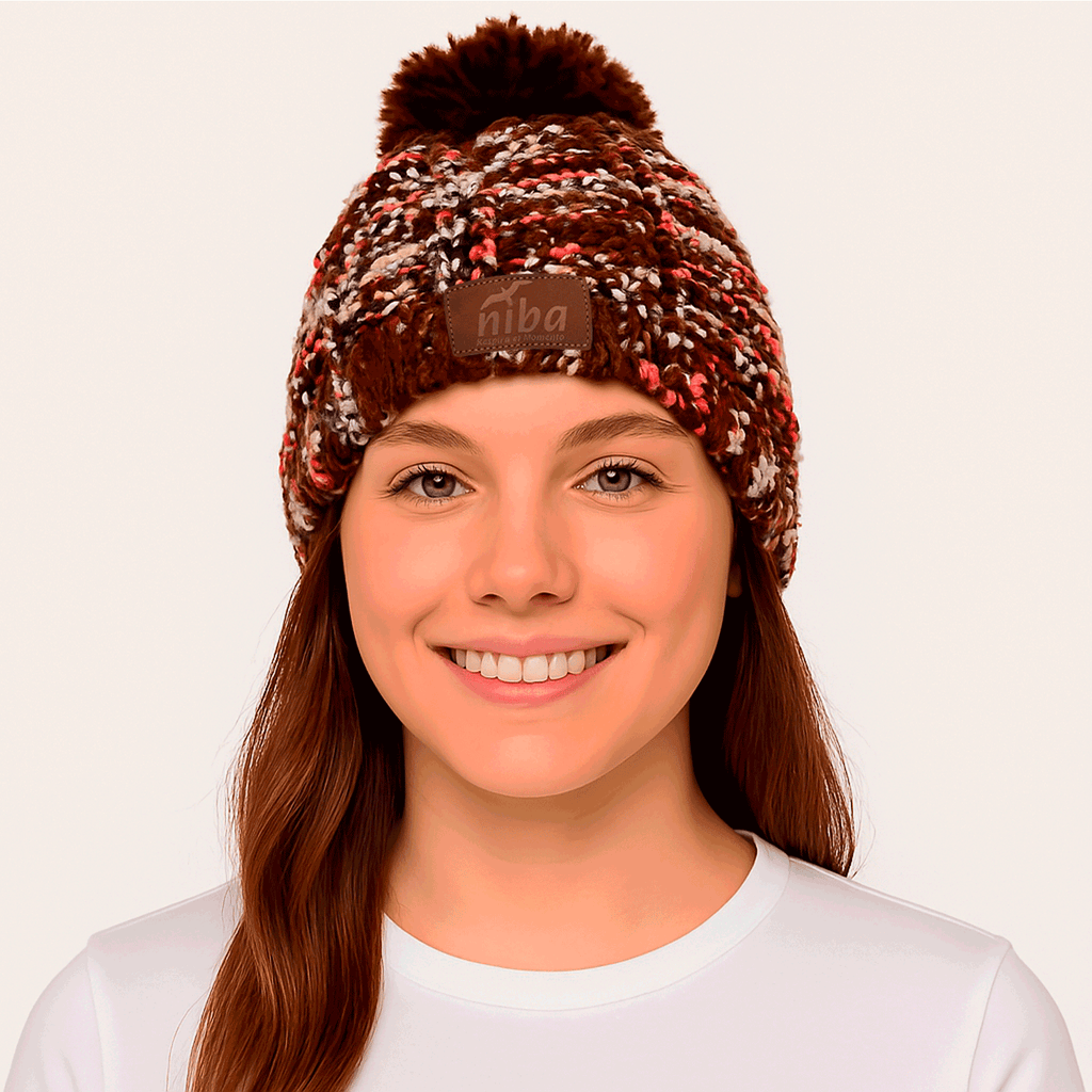 Gorro De Lana Arrayan Café Niba