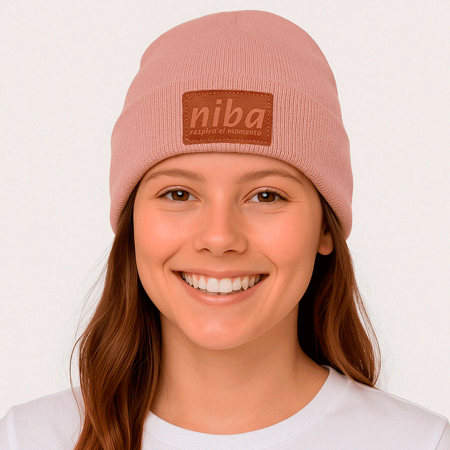 Gorro De Lana Los Maquis Pastel Rosa Niba