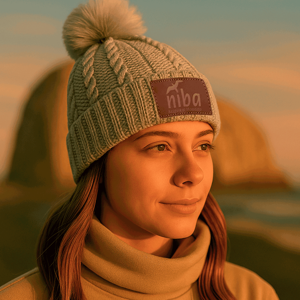 Gorro de lana Lago Colbún Niba