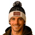 Gorro lana Hombre Radal Blanco Negro Niba